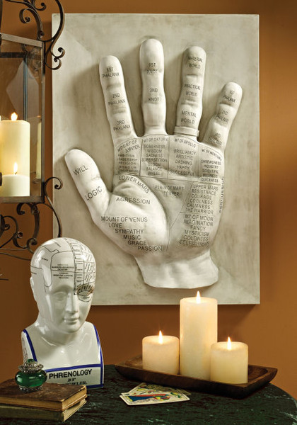 Palmistry Language of the Hand Wall Sculpture